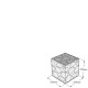 375mm gabion cube