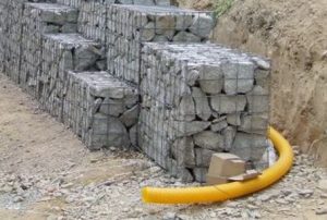 gabion drainage pipe