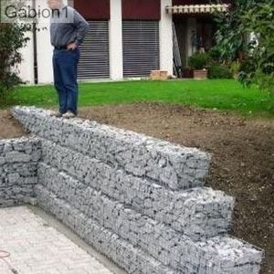 small gabion retaining wall